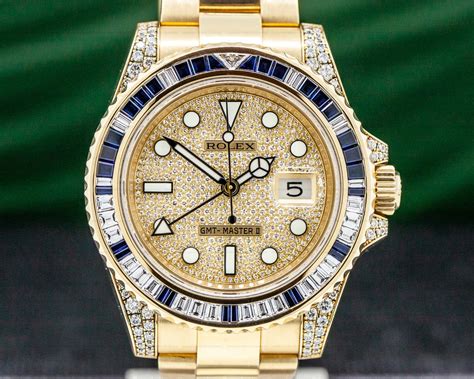 gold gmt master rolex|rolex gmt master 2 diamonds.